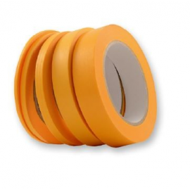 Flat Orange Masking Tape 100ºC 4 mm